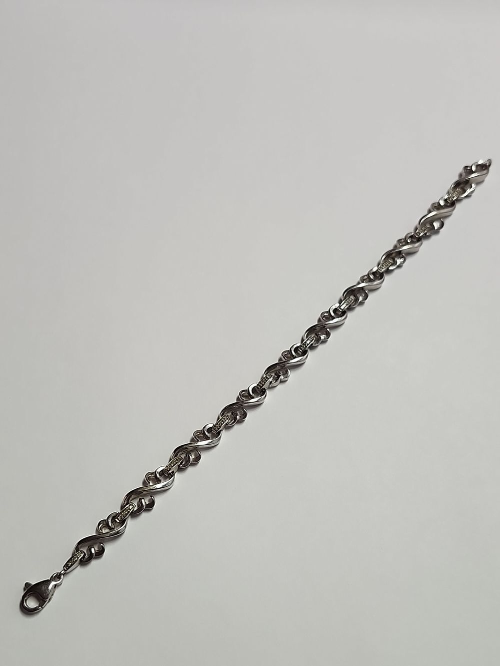 Sterling Silver Diamond Bracelet Kay Jewelers JWBR 925 7"